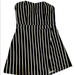 Striped romper